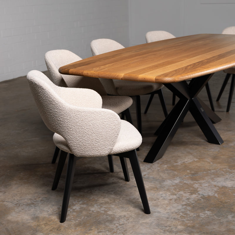 Oak Pure Danish Oval Dining Table (Quick Ship)