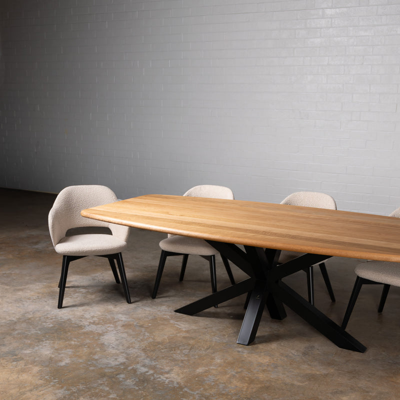 Oak Pure Danish Oval Dining Table (Quick Ship)