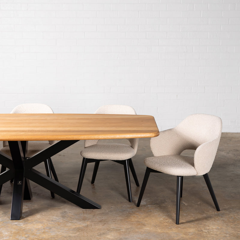 Oak Pure Danish Oval Dining Table (Quick Ship)