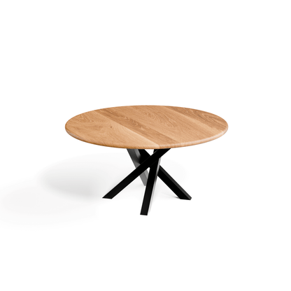 Oak Circular Dining Table
