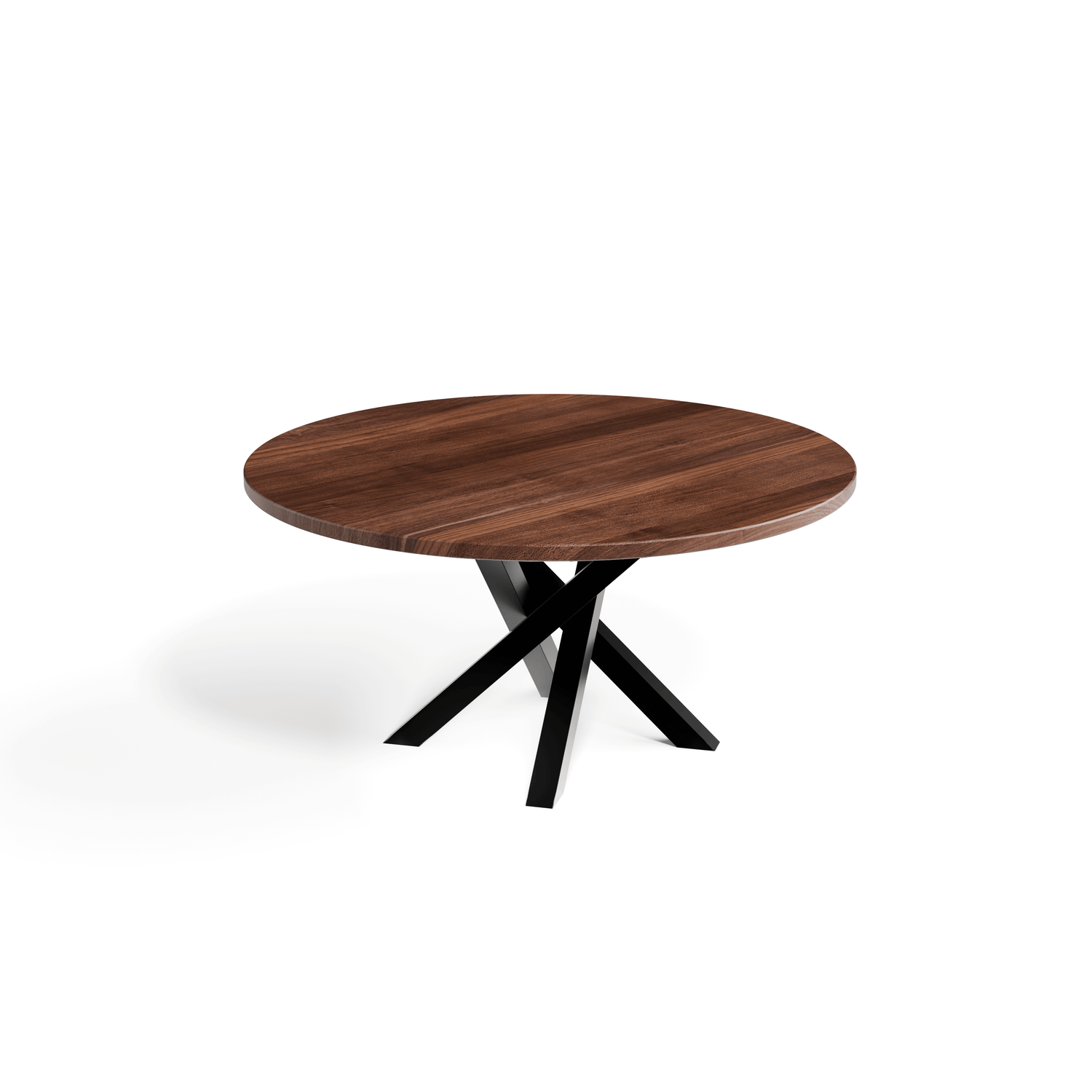 Walnut Circular Dining Table