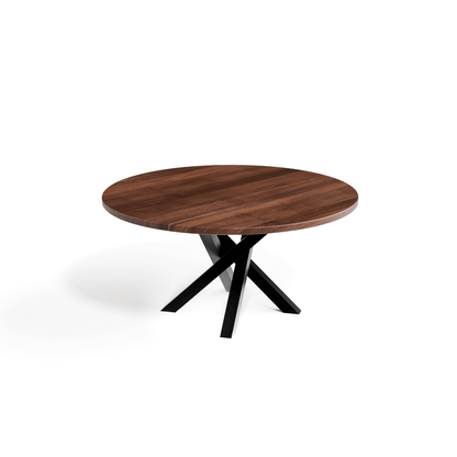 Walnut Circular Dining Table