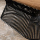Oak Light White Racetrack Dining Table (Quick Ship)