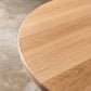 Oak Light White Circular Dining Table (Quick Ship)