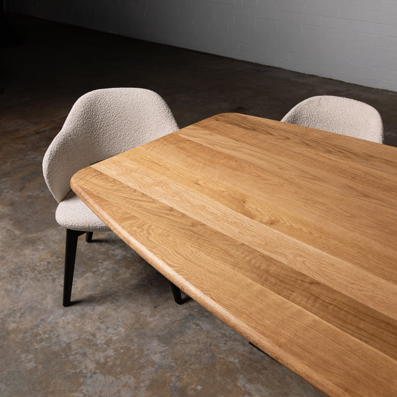 Oak Pure Danish Oval Dining Table (Quick Ship)