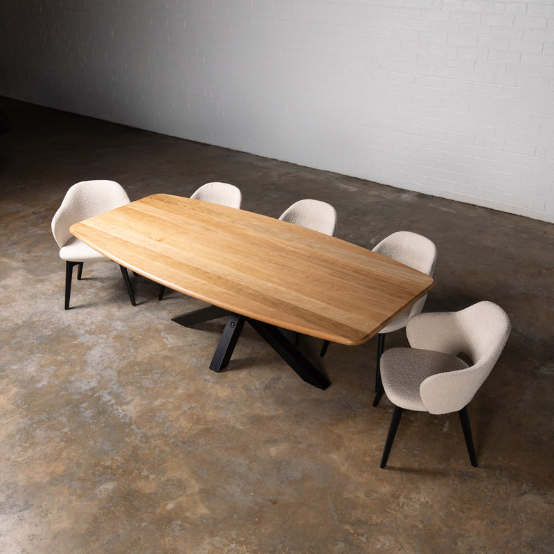 Oak Pure Danish Oval Dining Table (Quick Ship)
