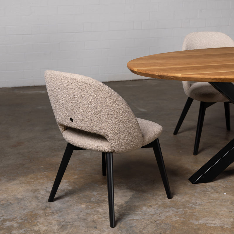 Oak Pure Ellipse Dining Table (Quick Ship)