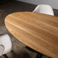 Oak Pure Ellipse Dining Table (Quick Ship)