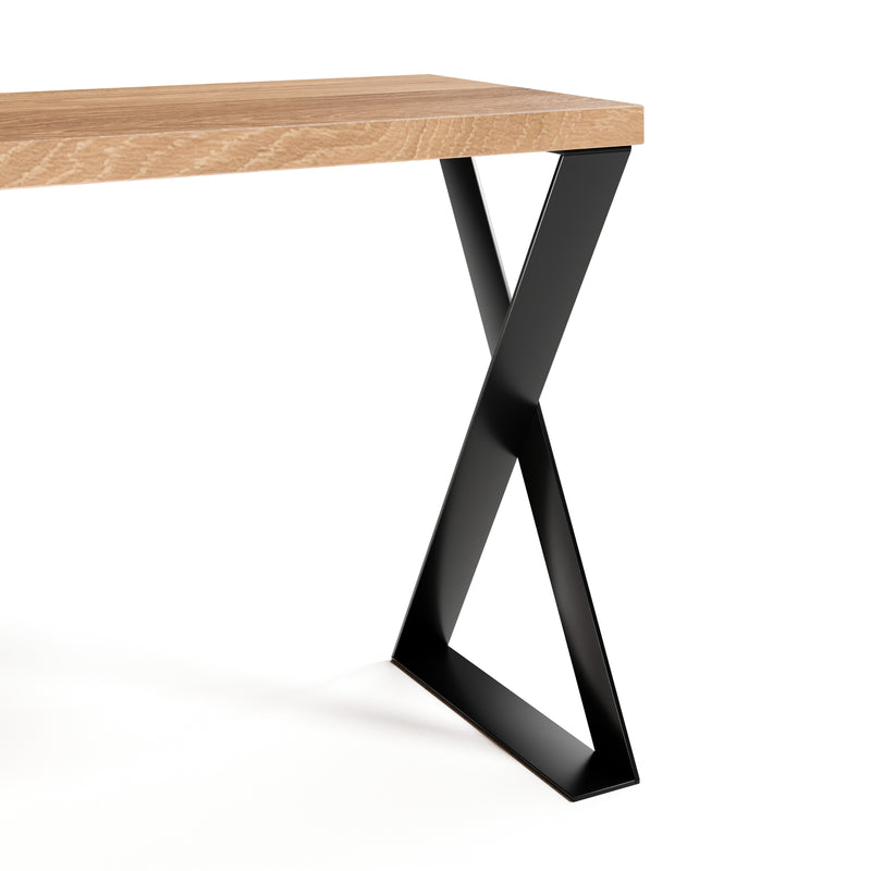 Oak Iris Console Table