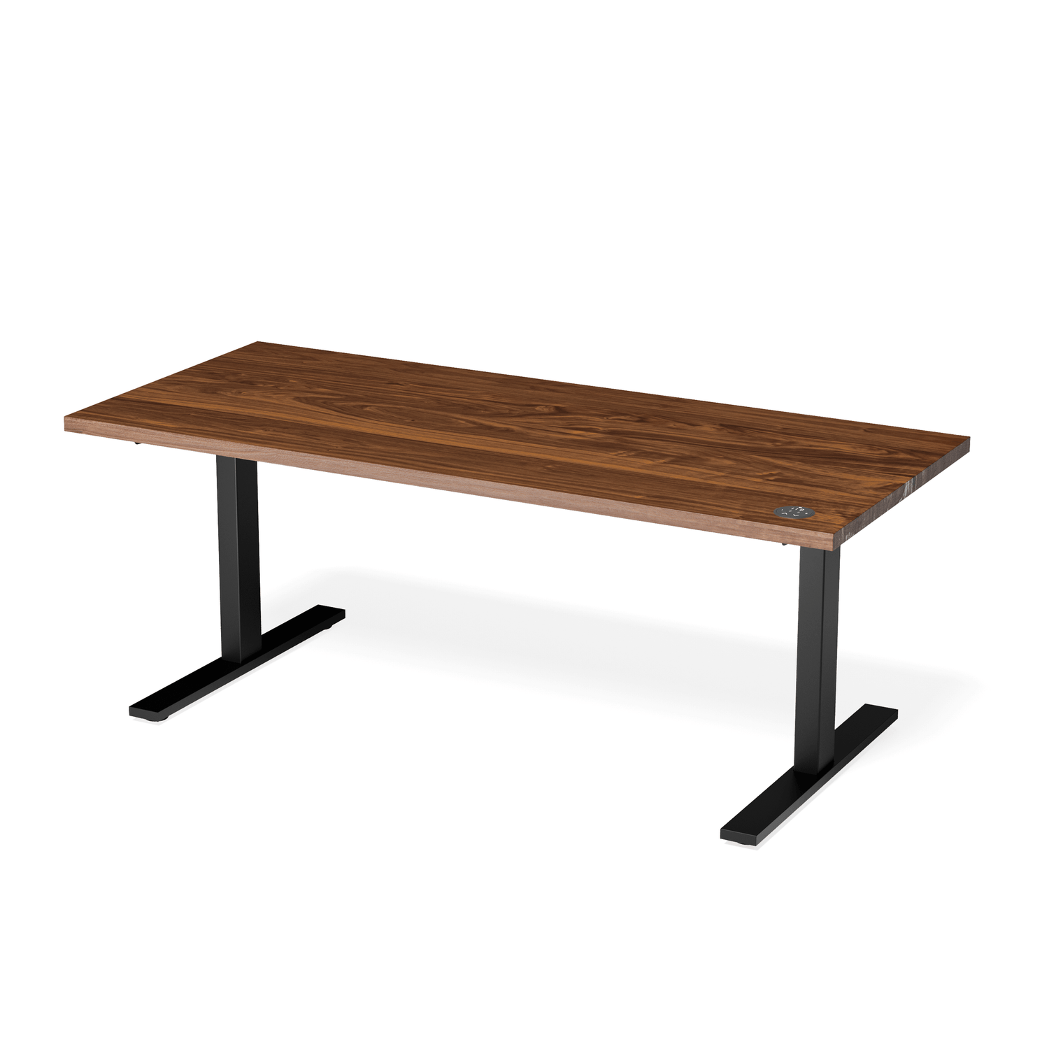 Walnut Leto Height Adjustable Desk