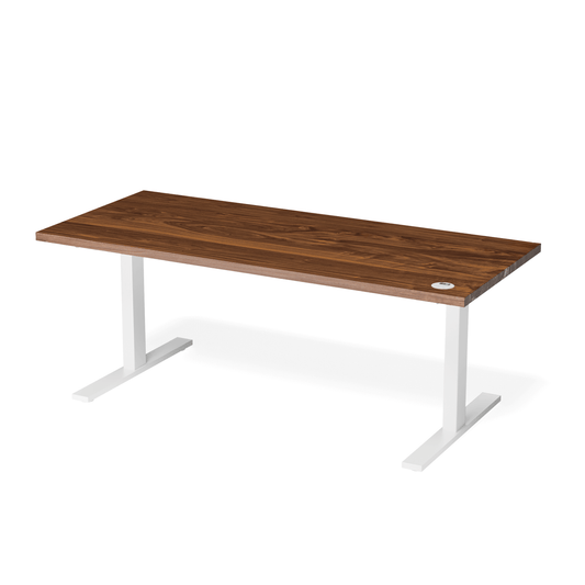 Walnut Leto Height Adjustable Desk