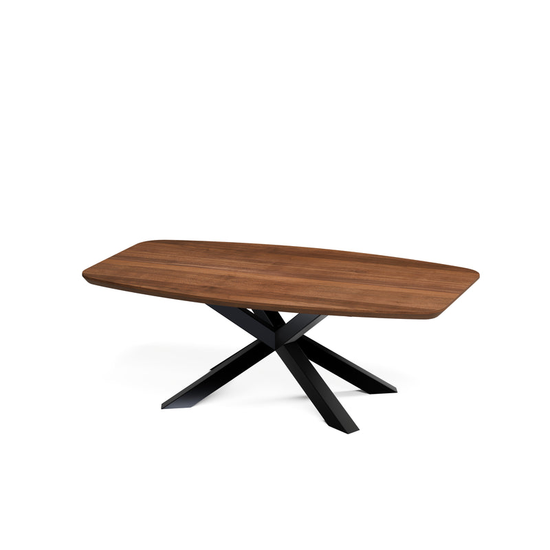 Walnut Danish Oval Coffee Table