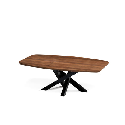 Walnut Danish Oval Coffee Table