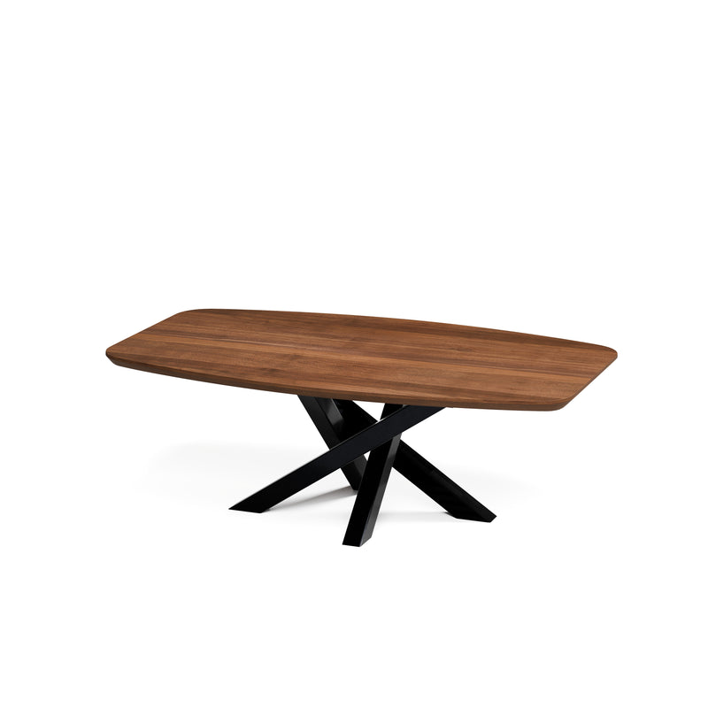 Walnut Danish Oval Coffee Table