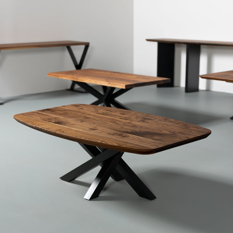 Walnut Danish Oval Coffee Table