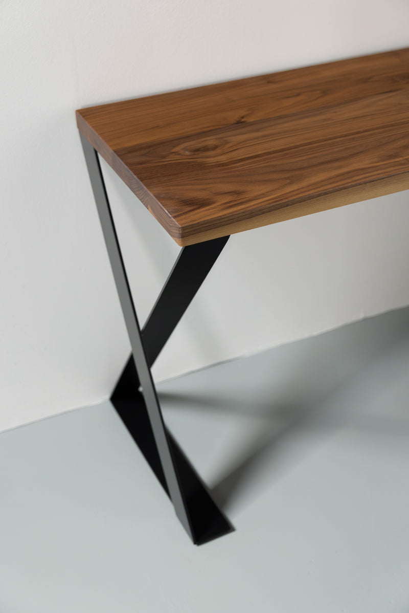 Walnut Iris Console Table