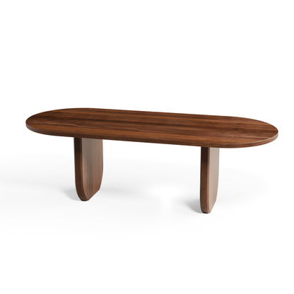 Walnut Racetrack Dining Table