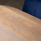 Oak Silver Grey Racetrack Dining Table (Quick Ship)