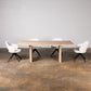 Oak Intense White Rectangular Dining Table (Quick Ship)