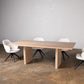 Oak Intense White Rectangular Dining Table (Quick Ship)