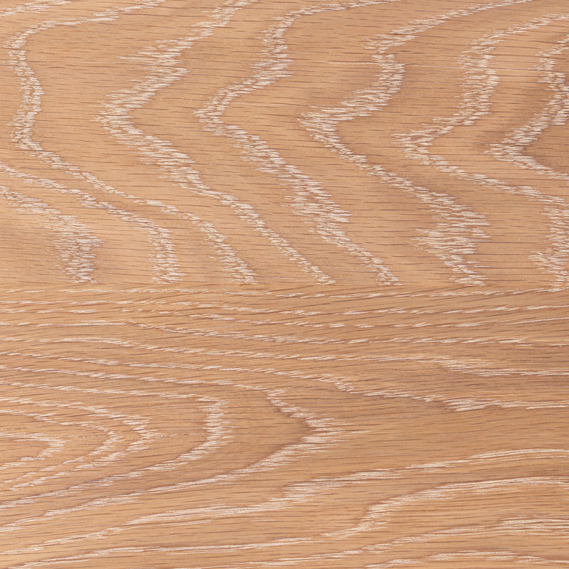 Oak Intense White Rectangular Dining Table (Quick Ship)