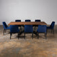 Oak Chocolate Rectangular Dining Table (Quick Ship)