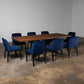 Oak Chocolate Rectangular Dining Table (Quick Ship)