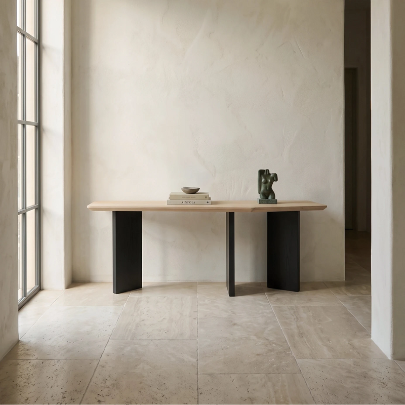 Oak Samos Console Table