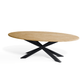 Oak Ellipse Dining Table