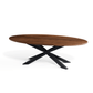 Walnut Ellipse Dining Table