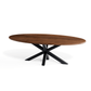 Walnut Ellipse Dining Table