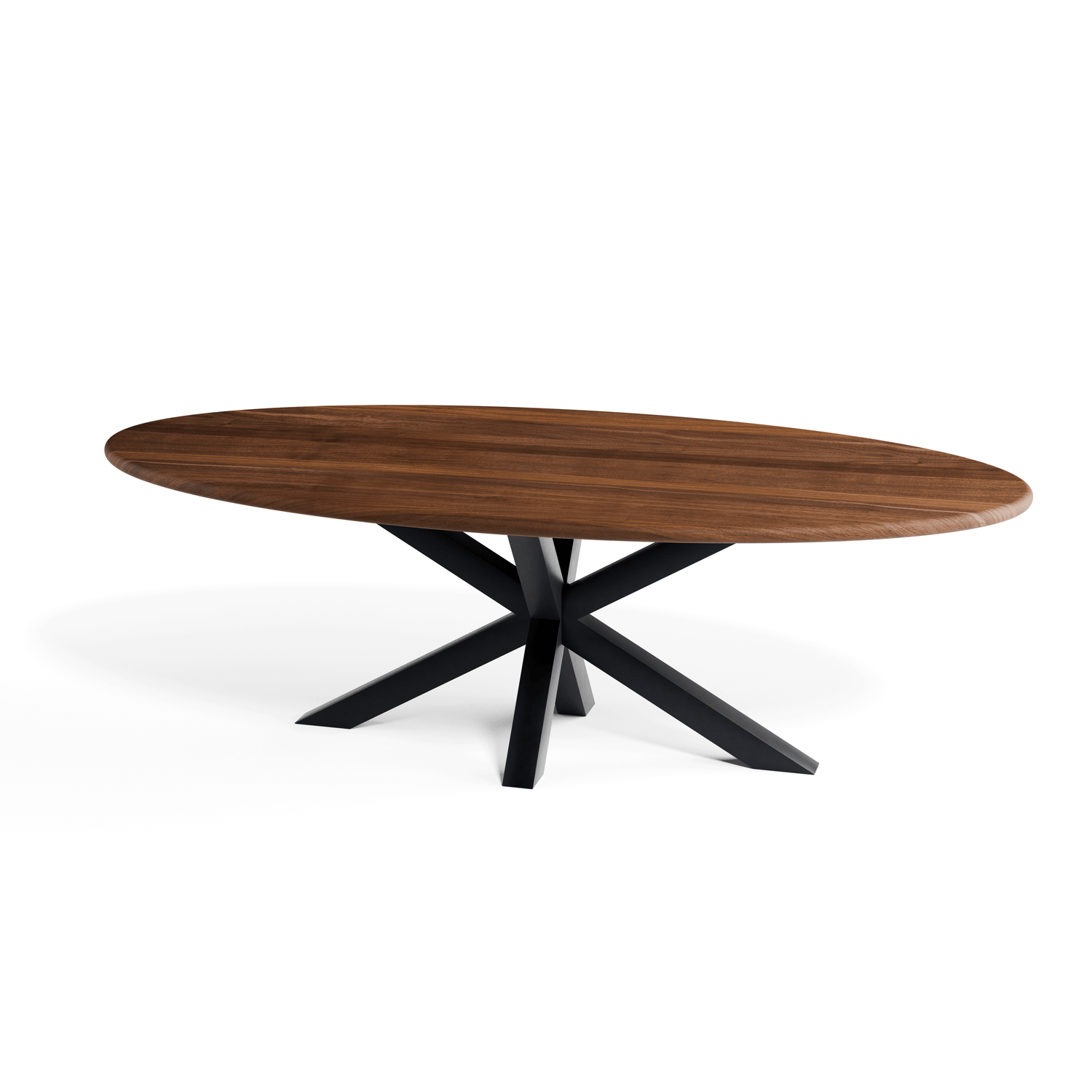 Walnut Ellipse Dining Table