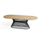 Oak Racetrack Dining Table