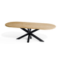 Oak Racetrack Dining Table