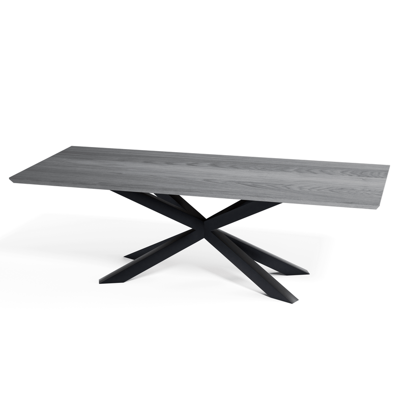 Grey Ash Rectangular Dining Table